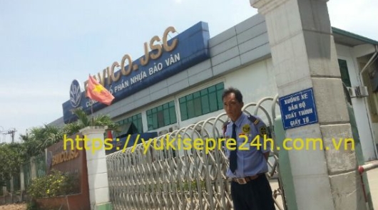 Bảo Vệ Yuki trực nhà máy sản xuất