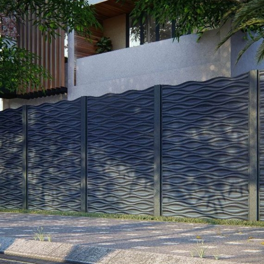 Tường rào bê tông 3D